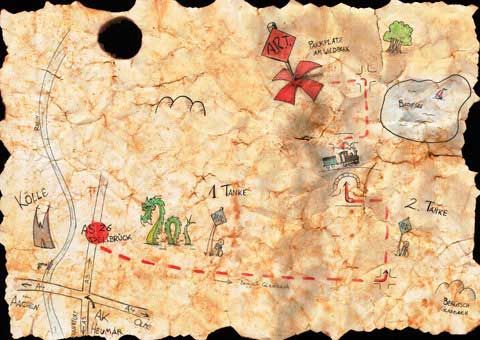 Blechpiraten Anfahrt Karte A.R.T.